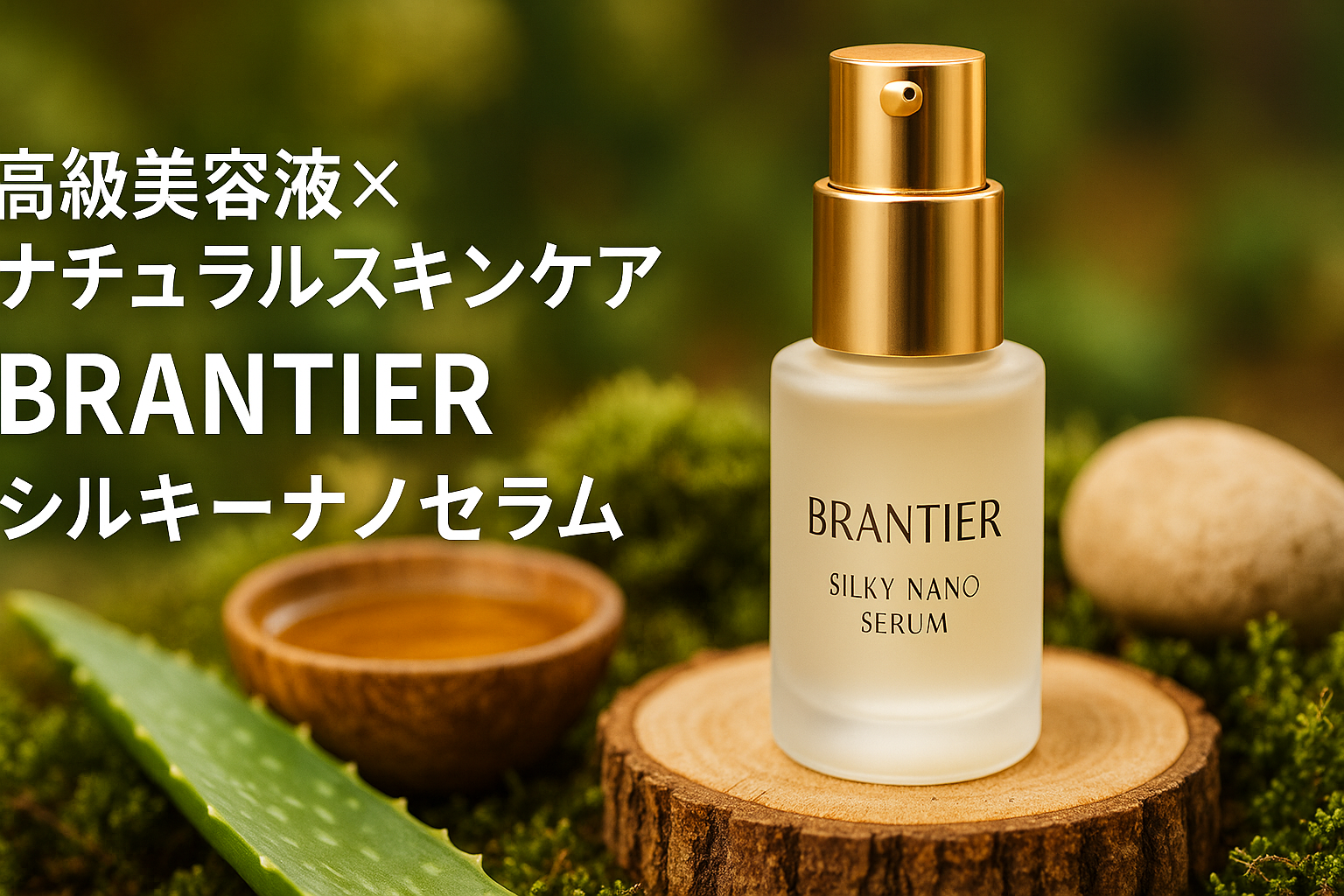 BRANTIER シルキーナノセラム｜フラーレン配合の高級美容液で年齢肌をケア